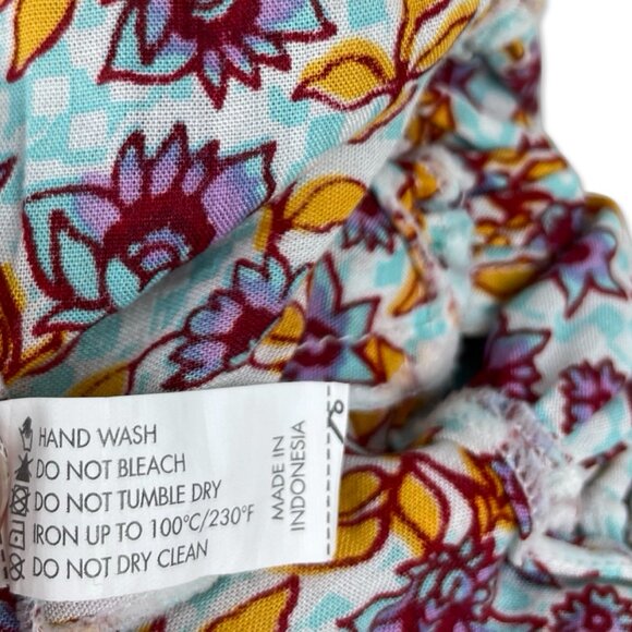 Poupette St Barth Bona Mini Dress Aqua Blossom – Size M - Picture 16 of 16